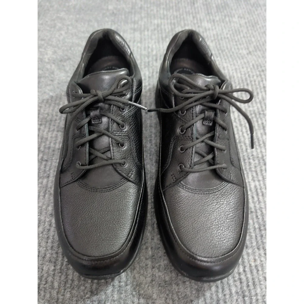 Rockport Edge Hill II Oxford Comfort Shoe Mens 9.5 Black Leather Walking Travel